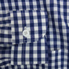 COMOLI コモリ 17SS K01-02001 ギンガムチェック 長袖 コモリシャツ ブルー系 1【新古品】【未使用】【中古】