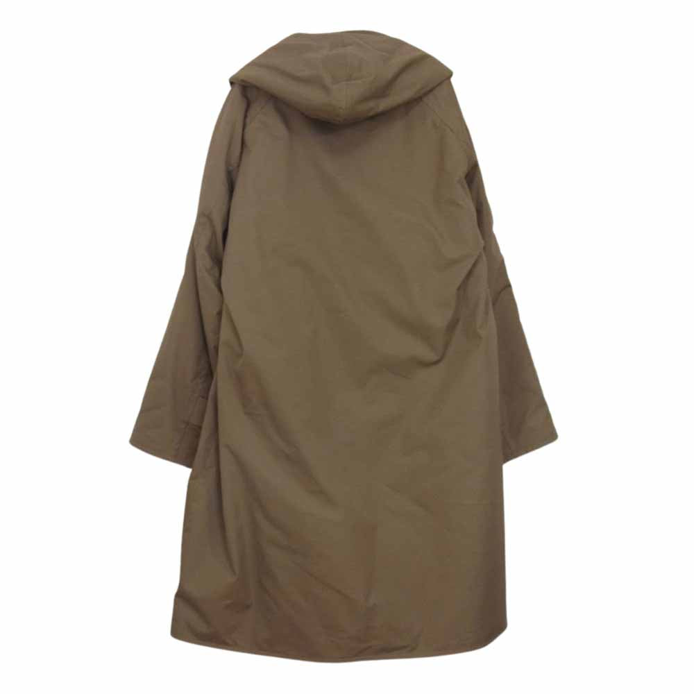 COMOLI コモリ 15AW 15F-04003 ナッピングウール ライニング 撥水 フーデッドコート ブラウン系 1【極上美品】【中古】