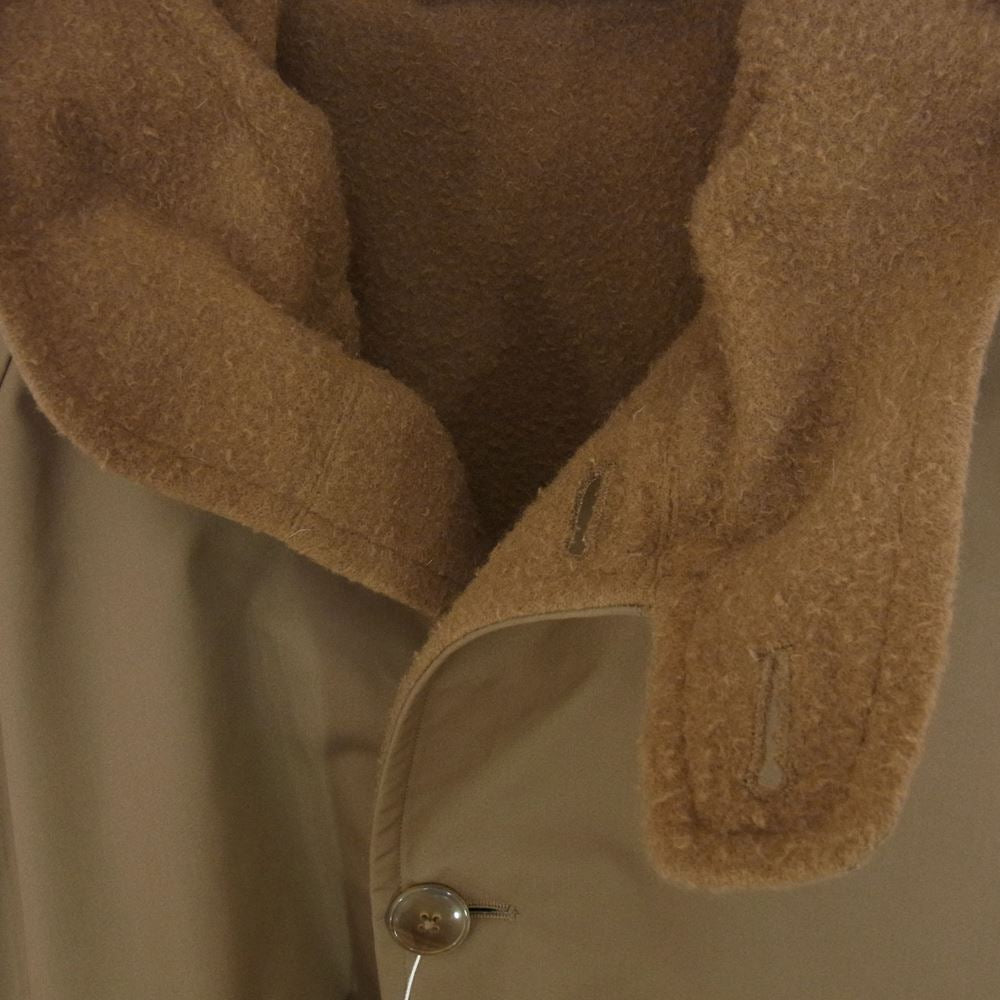 COMOLI コモリ 15AW 15F-04003 ナッピングウール ライニング 撥水 フーデッドコート ブラウン系 1【極上美品】【中古】