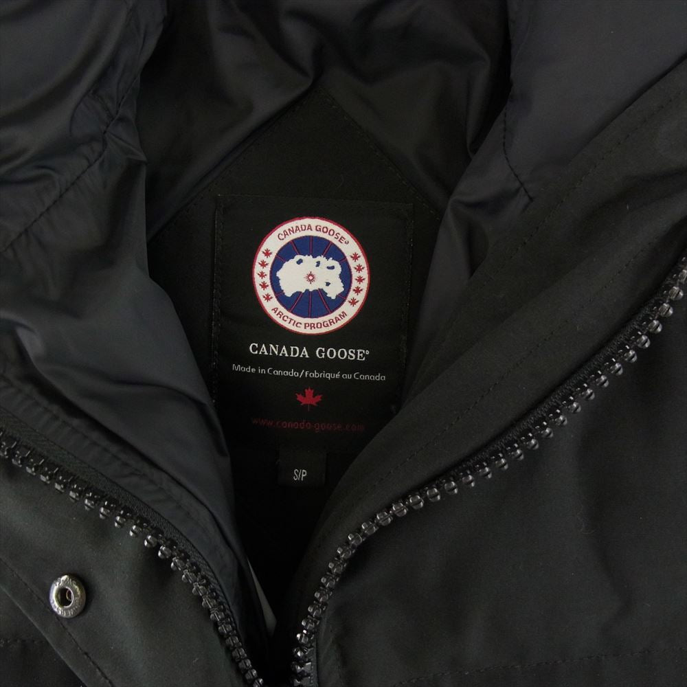 CANADA GOOSE カナダグース 2302JL 国内正規品 グリフィンタグ MACKENZIE PARKA マッケンジーパーカー ダウン コート ブラック系 S【中古】