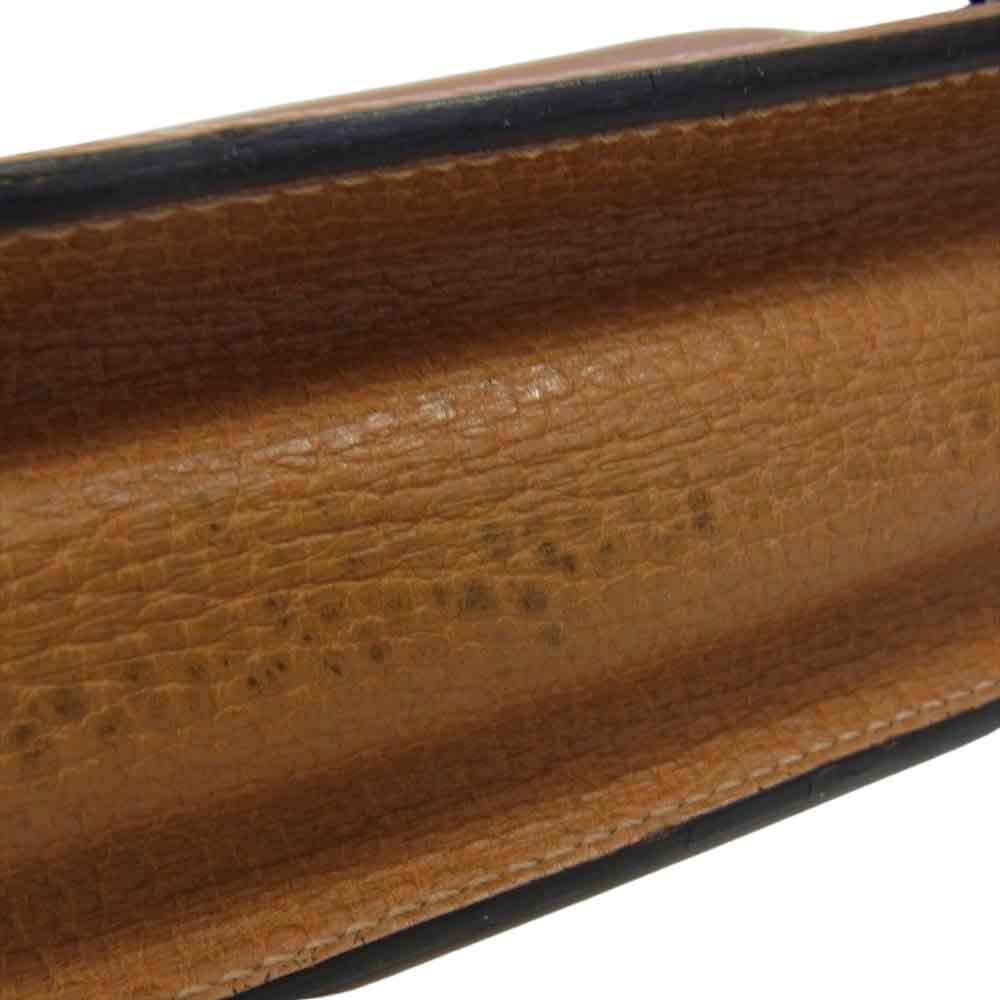 LOEWE ロエベ アナグラム レザー ブリーフケース ブラウン系【中古】