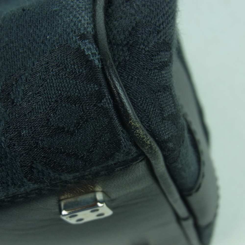 LOEWE ロエベ 070409 キャンバス アナグラム トート バッグ スペイン製 ブラック系【中古】