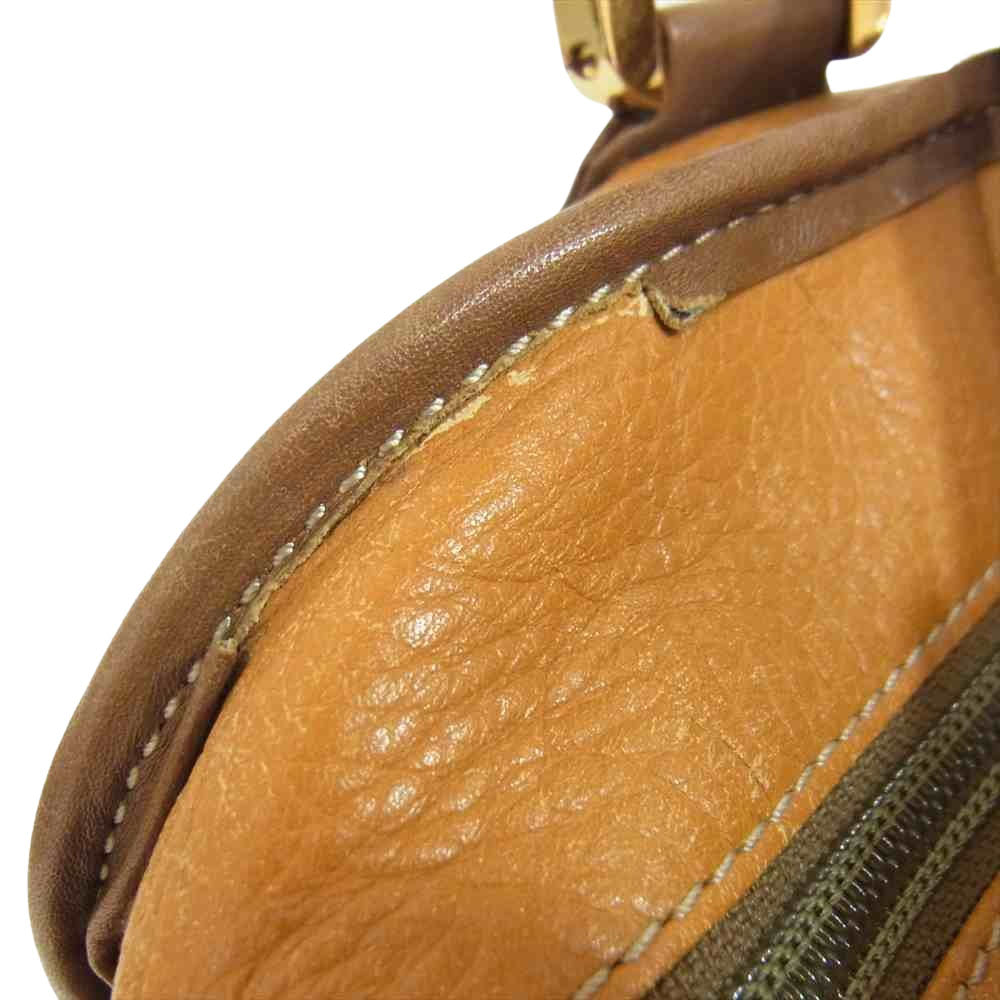 LOEWE ロエベ アマソナ 32 ハンドバッグ ブラウン系【中古】