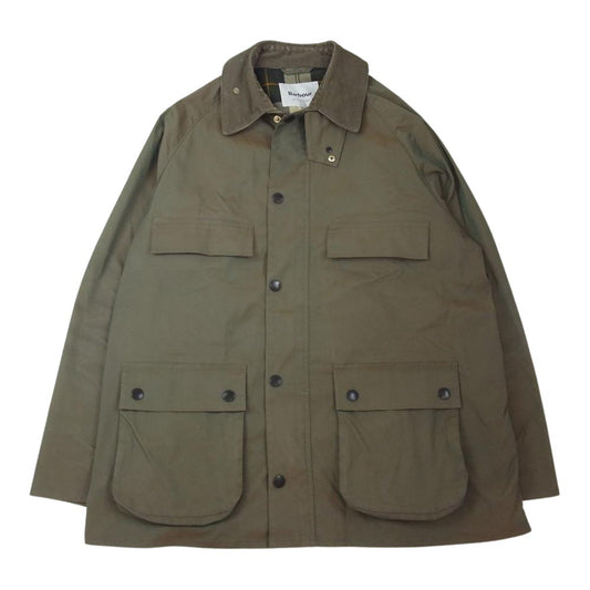 Barbour バブアー EDIFICE エディフィス 別注 OLD BEDALE ビデイル タマムシ モスグリーン系 40【中古】