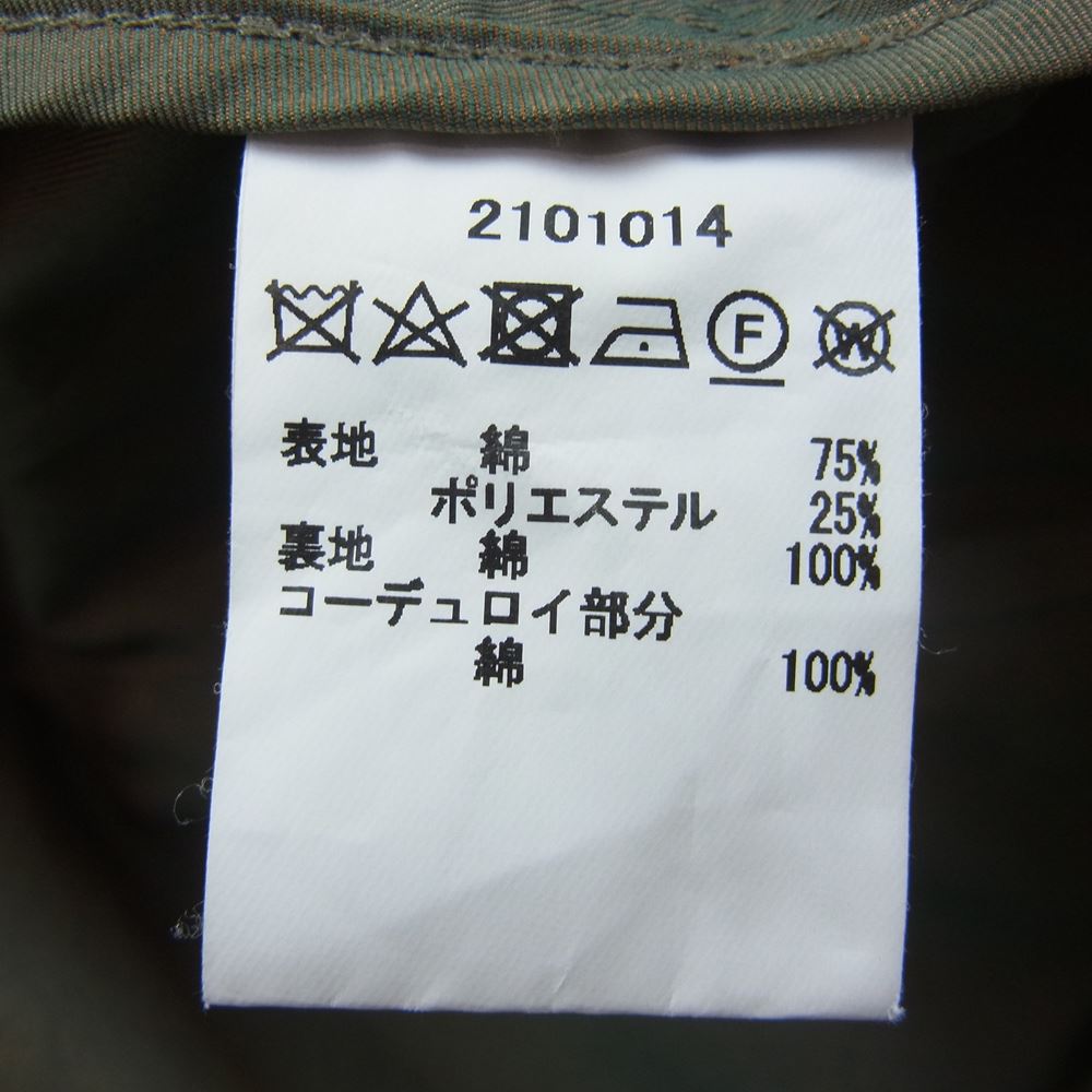 Barbour バブアー EDIFICE エディフィス 別注 OLD BEDALE ビデイル タマムシ モスグリーン系 40【中古】