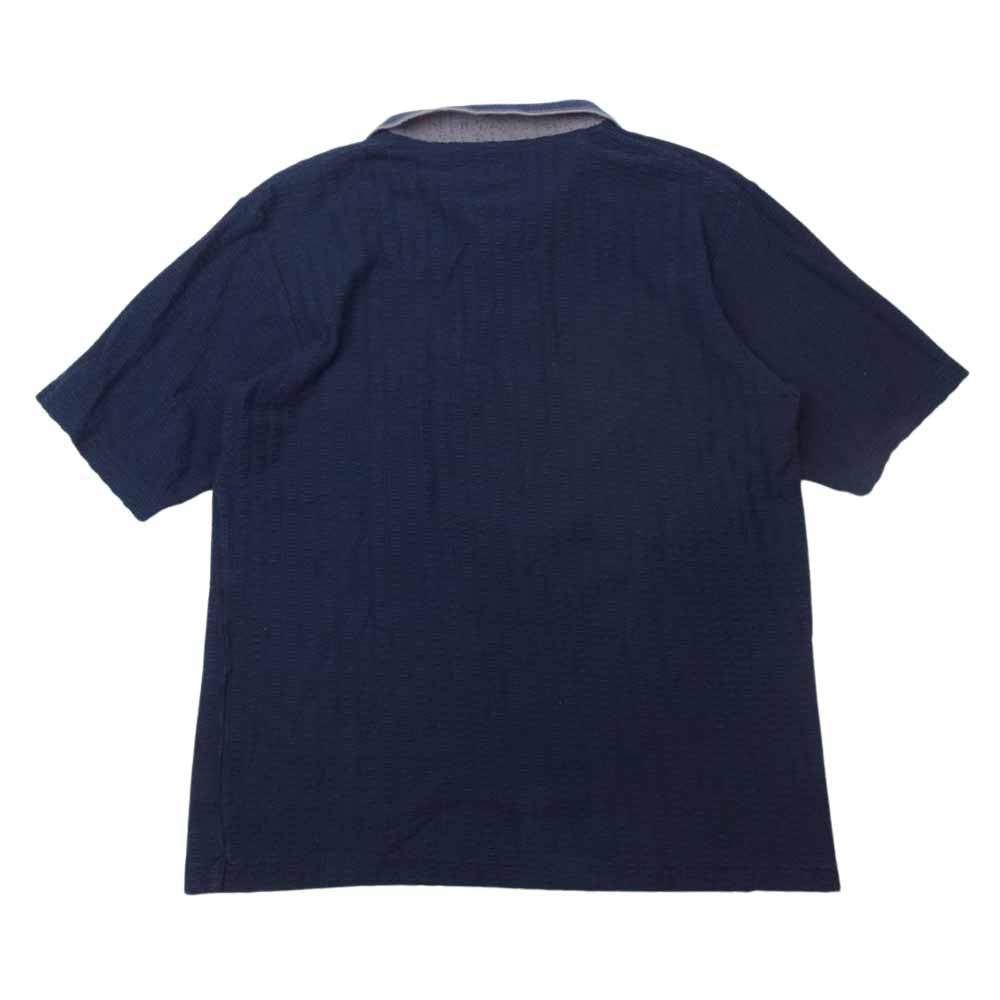 TENDERLOIN テンダーロイン T-KNIT POLO ニット 半袖 ポロシャツ ダークネイビー系【中古】