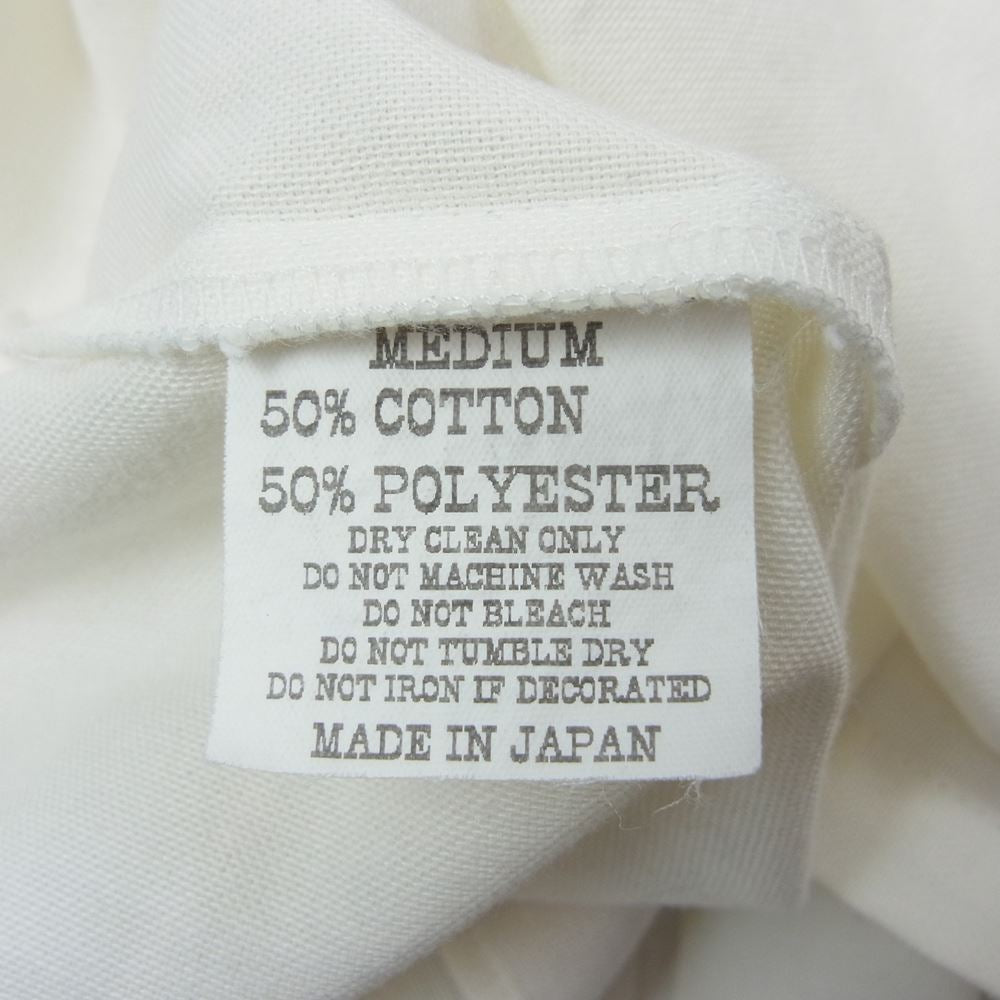 TENDERLOIN テンダーロイン T-BOWLS SHT ボウリング 刺繍ロゴ 半袖 シャツ ブラック刺繍 オフホワイト系 M【中古】