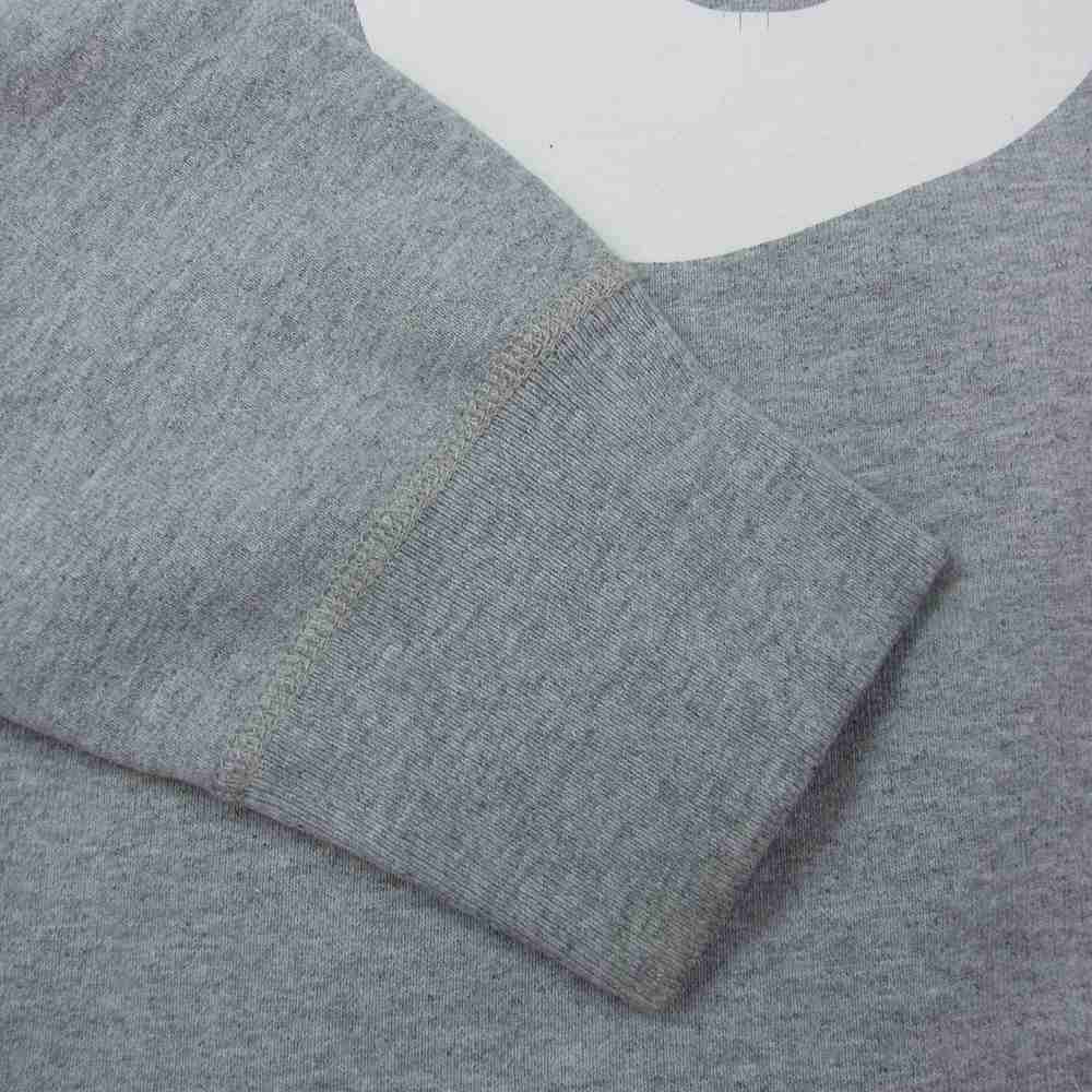 Supreme シュプリーム 13AW Sup Big Logo Crewneck ビッグ ロゴ プリント クルーネック スウェット トレーナー グレー系【中古】