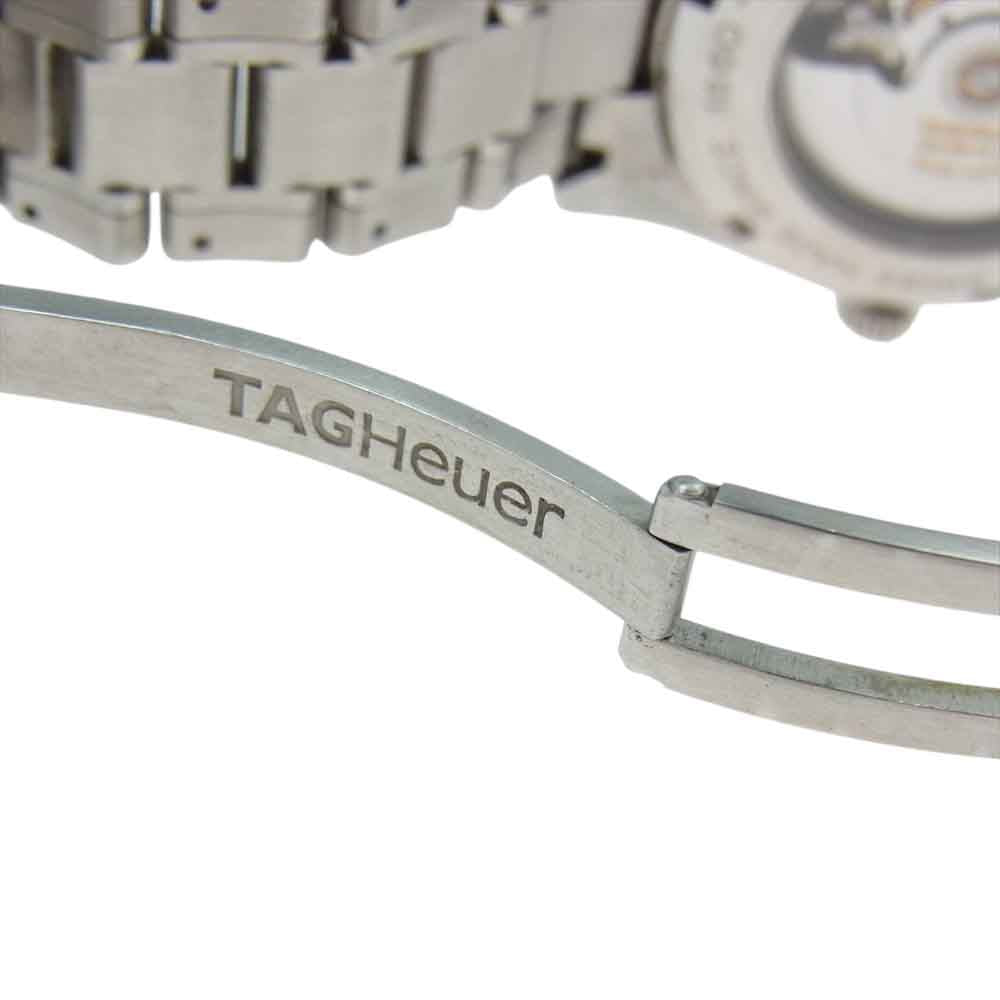 TAG HEUER タグホイヤー WV211B カレラ クロノグラフ ステンレススチール 黒文字盤 自動巻き オートマ 時計 シルバー系【中古】