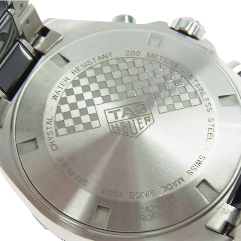 TAG HEUER タグホイヤー CAZ1011 フォーミュラ1 クロノグラフ ステンレススチール クォーツ 時計 シルバー系【中古】