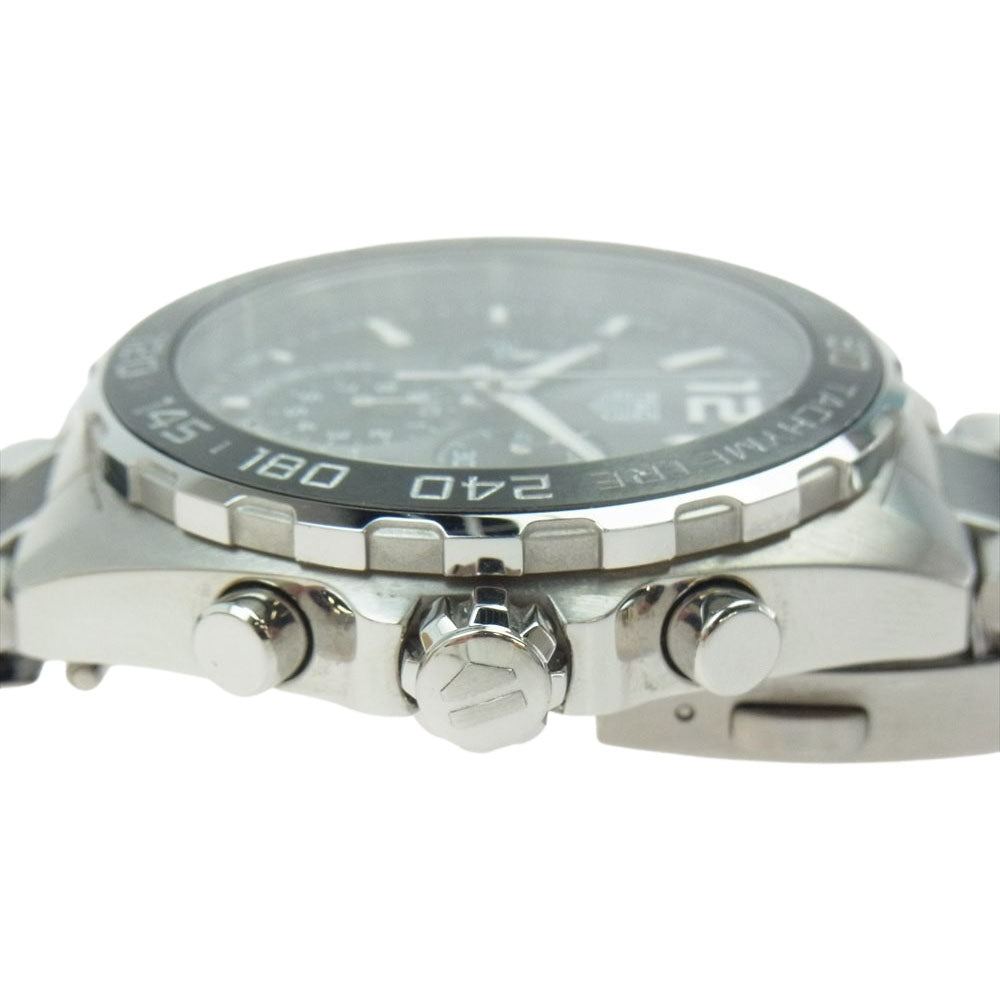TAG HEUER タグホイヤー CAZ1011 フォーミュラ1 クロノグラフ ステンレススチール クォーツ 時計 シルバー系【中古】