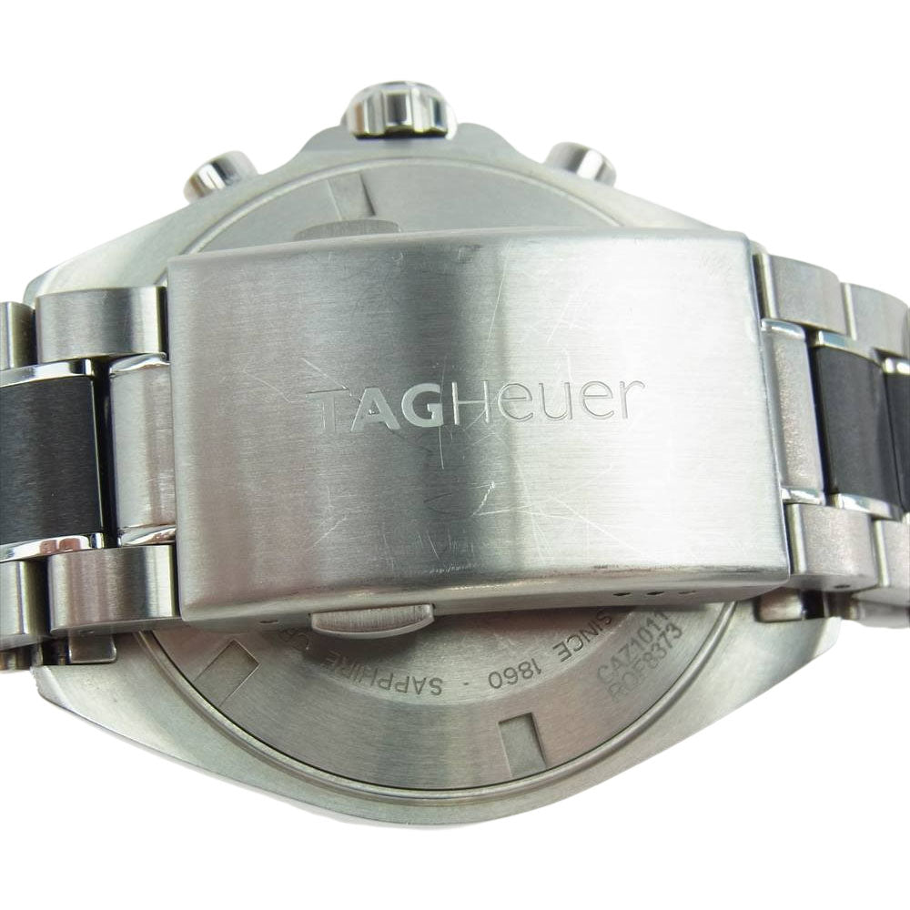 TAG HEUER タグホイヤー CAZ1011 フォーミュラ1 クロノグラフ ステンレススチール クォーツ 時計 シルバー系【中古】