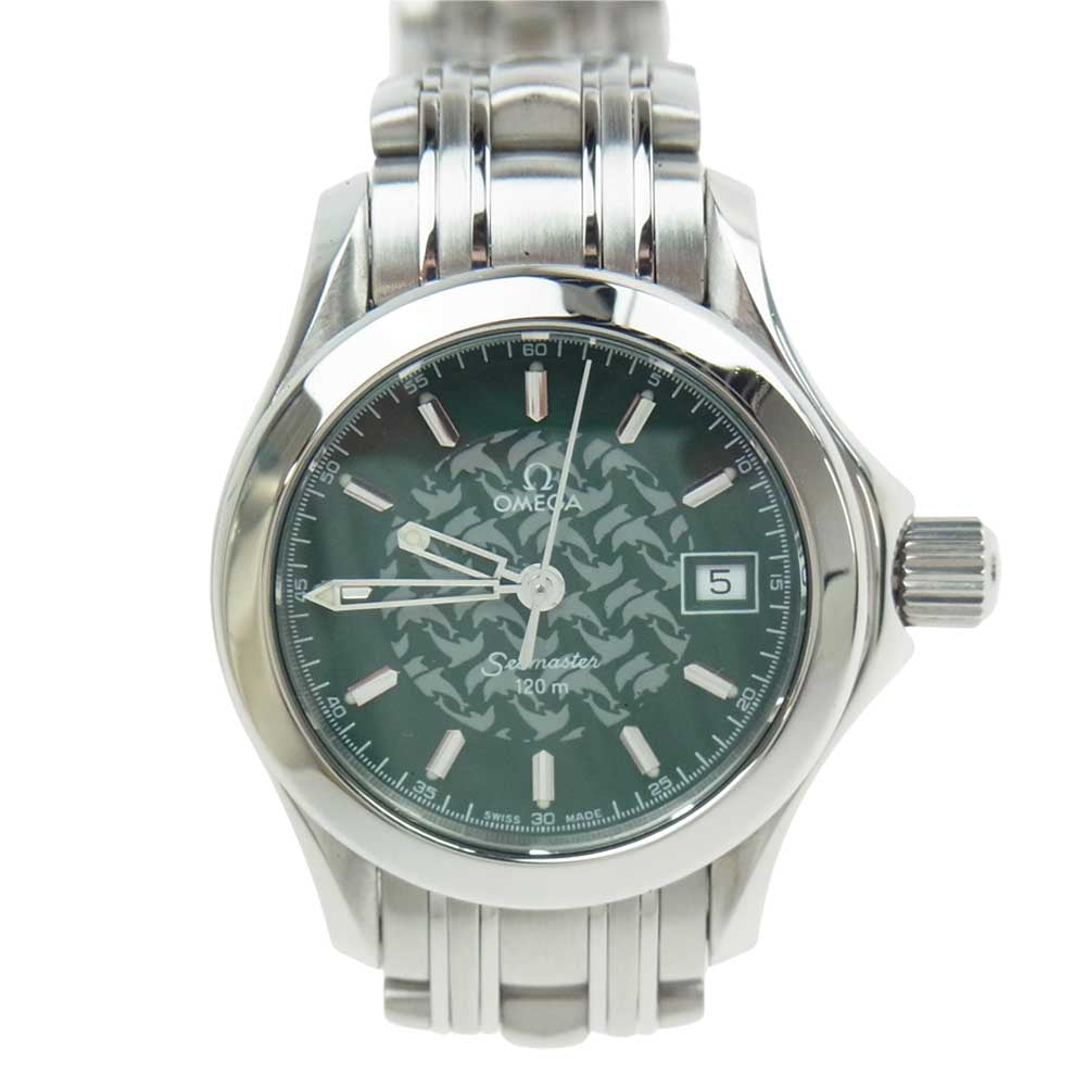 OMEGA オメガ 2586.70 シーマスター ジャックマイヨール 1998年 クォーツ 時計 シルバー系【中古】