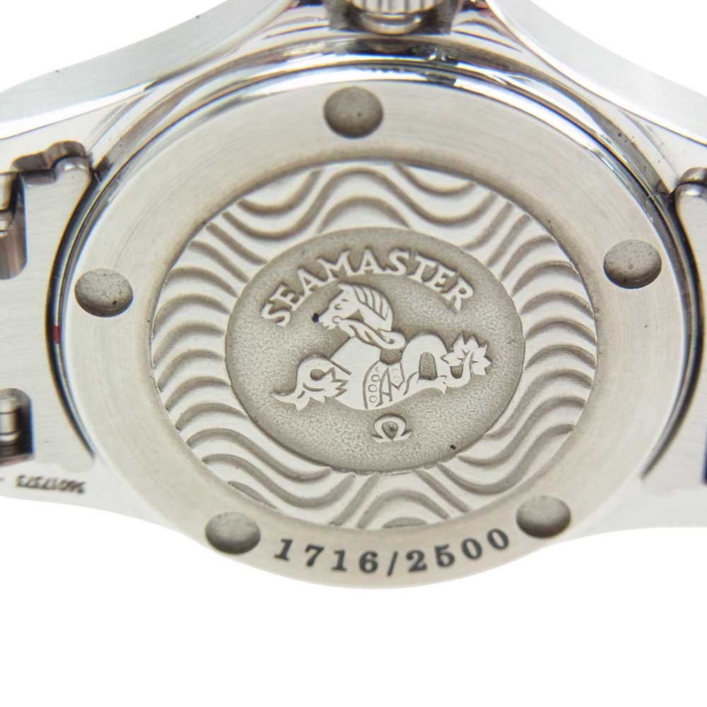 OMEGA オメガ 2586.70 シーマスター ジャックマイヨール 1998年 クォーツ 時計 シルバー系【中古】