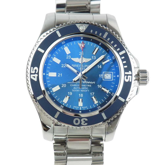 BREITLING ブライトリング A17365 スーパーオーシャンII ステンレススチール 自動巻き オートマ 時計  シルバー系【中古】