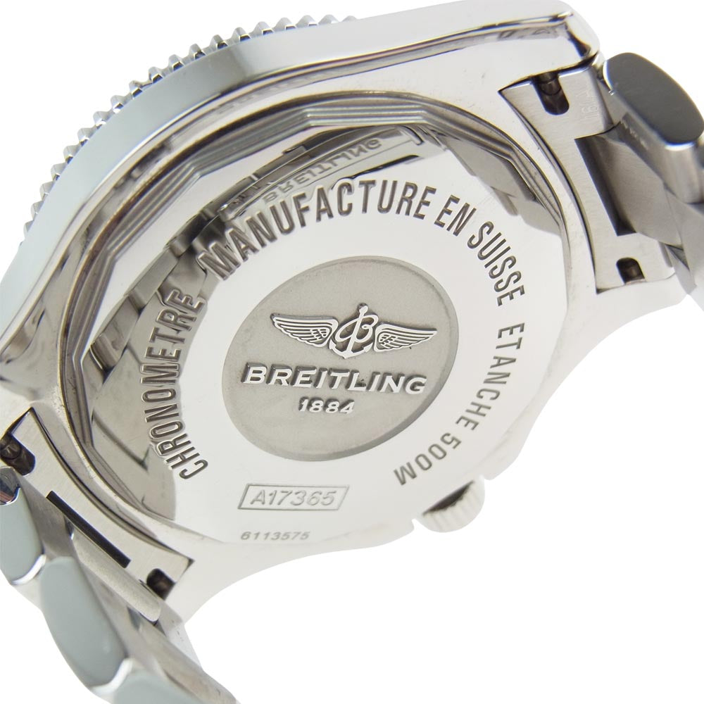 BREITLING ブライトリング A17365 スーパーオーシャンII ステンレススチール 自動巻き オートマ 時計  シルバー系【中古】