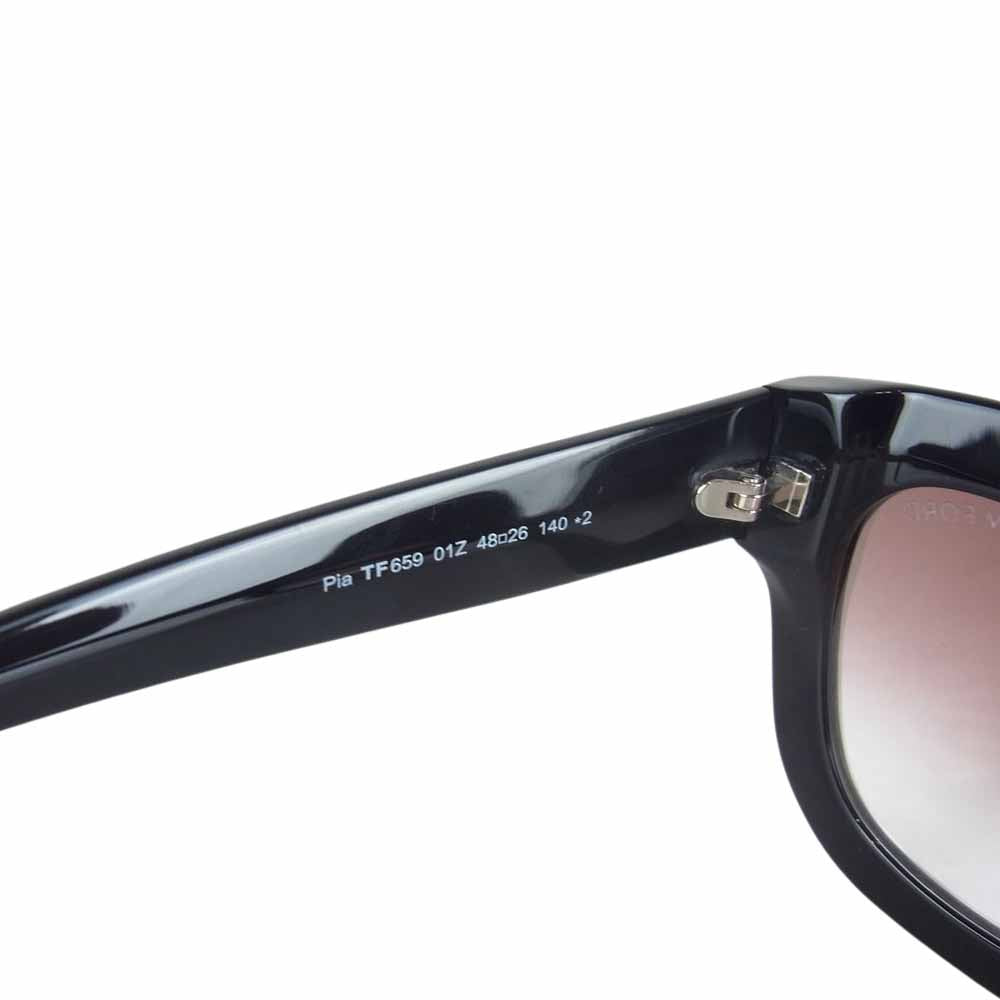 TOM FORD トムフォード TF659 ミラーレンズ サングラス ブラック系【中古】