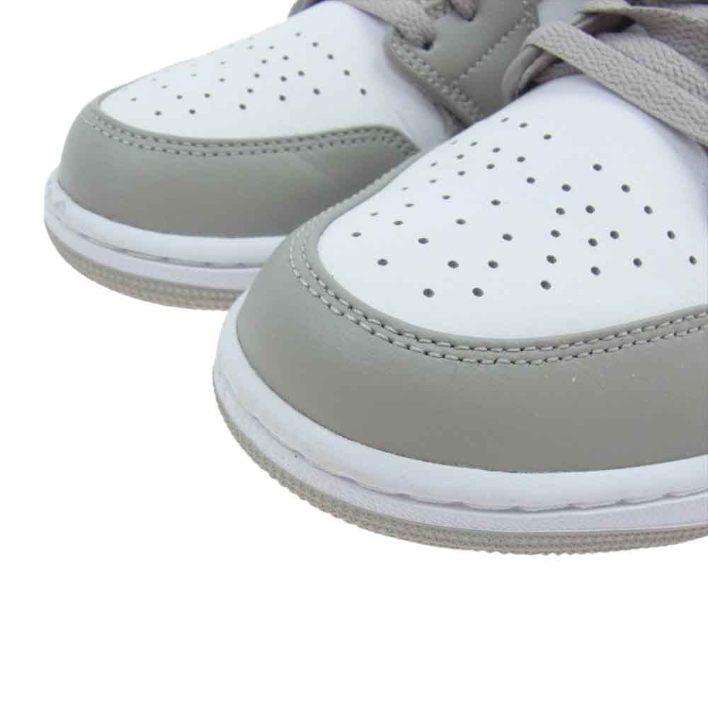 NIKE AIR JORDAN ナイキ ジョーダン 554724-082 1 MID LINEN エア ジョーダン 1 ミッド カレッジ ホワイト系 オフホワイト系 26.5【中古】