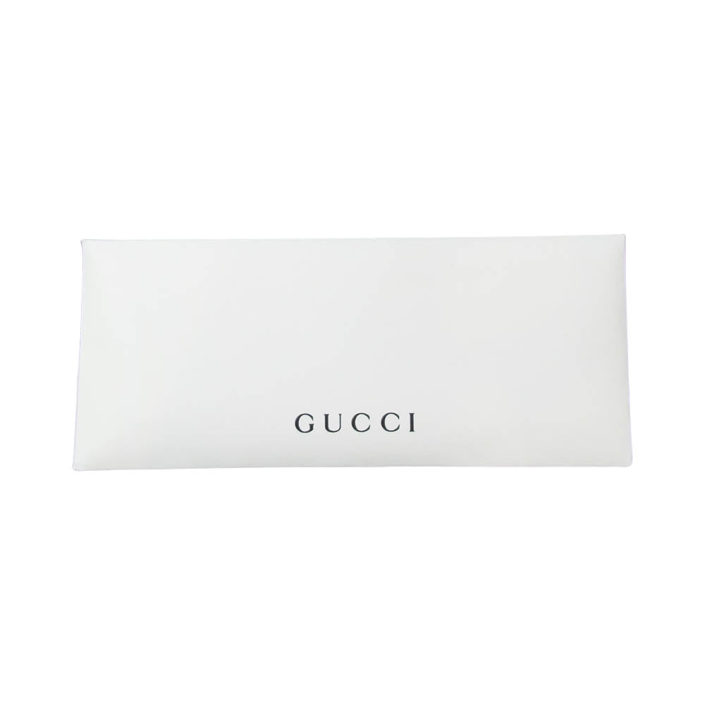 GUCCI グッチ GG0788S メタルフレーム スクエア メガネ アイウェア ピンク系【中古】