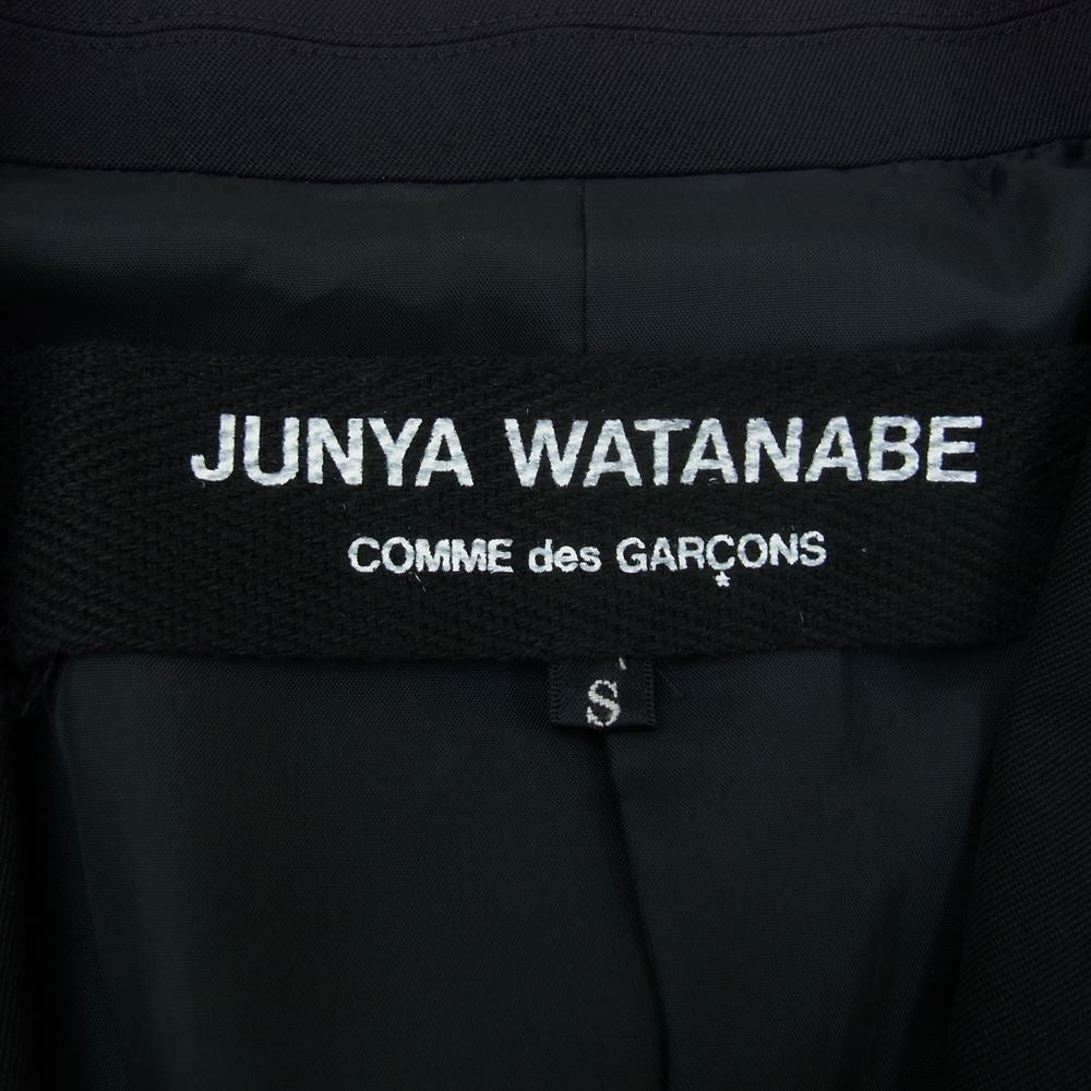 JUNYA WATANABE COMME des GARCONS ジュンヤワタナベコムデギャルソン JH-J051 AD2011 1B ウールギャバ ブレザー テーラードジャケット ブラック系 S【中古】