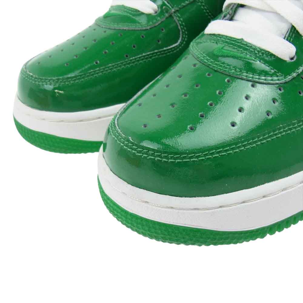NIKE ナイキ 312945-311 2005年製 AIR FORCE 1 LOW PREMIUM ST PATRICK DAY エアフォース1 ロー プレミアム セントパトリック デイ スニーカー グリーン系 27.5㎝【美品】【中古】