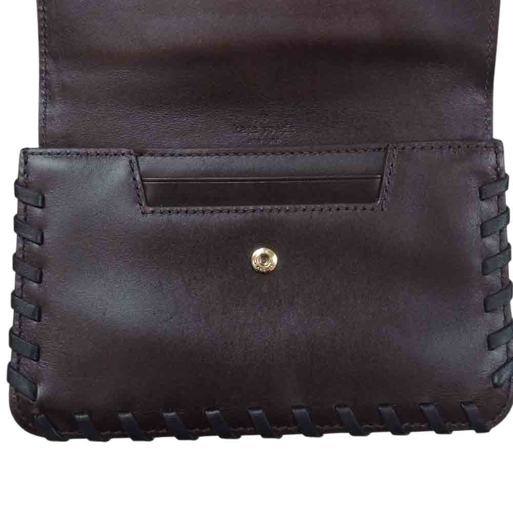Kate Spade ケイトスペード J183 レザー ショルダー バッグ ブラウン系【中古】