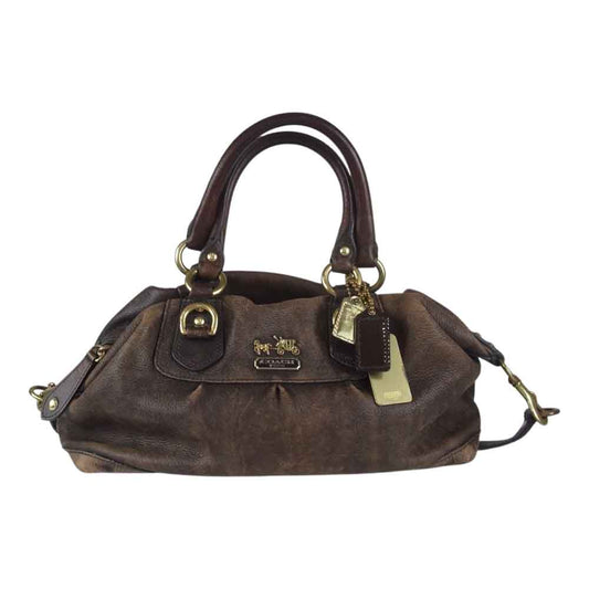 COACH コーチ 12937 マディソン 2way ハンドバッグ ブラウン系【中古】