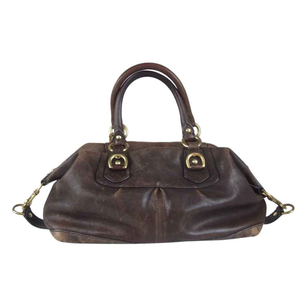 COACH コーチ 12937 マディソン 2way ハンドバッグ ブラウン系【中古