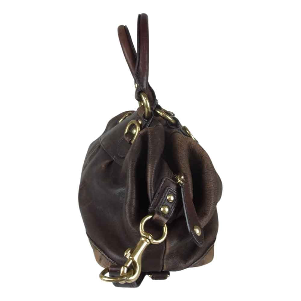 COACH コーチ 12937 マディソン 2way ハンドバッグ ブラウン系【中古】