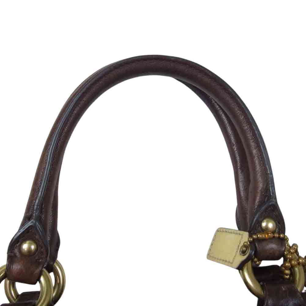 COACH コーチ 12937 マディソン 2way ハンドバッグ ブラウン系【中古】