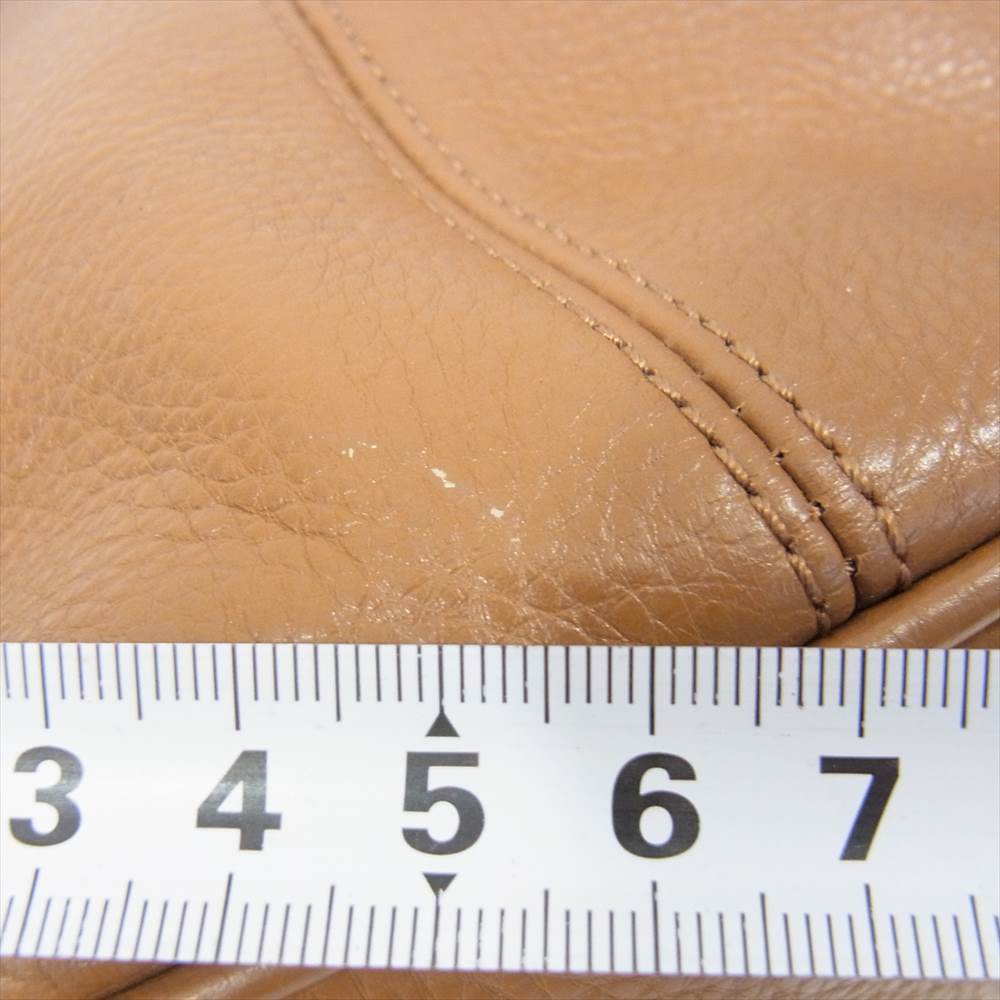 COACH コーチ F24385 レザー リュック ブラウン系【中古】