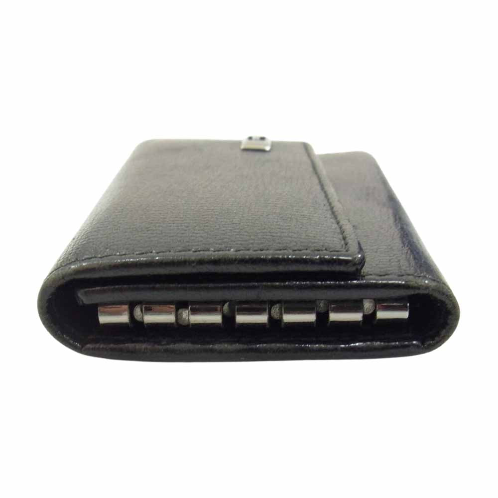 GUCCI グッチ 120950 6連 レザー キーケース ブラック系【中古】