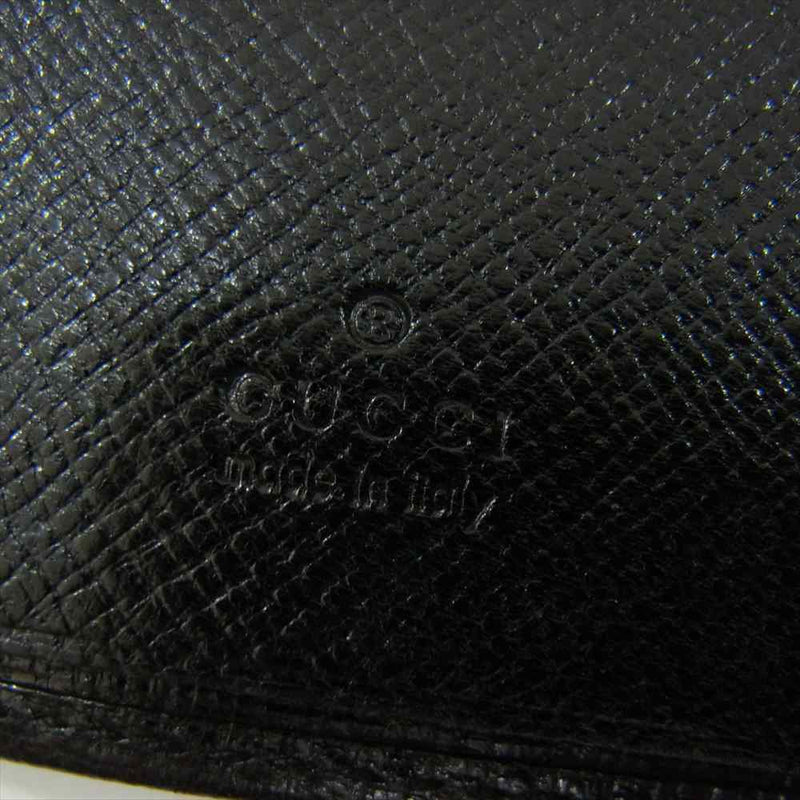 GUCCI グッチ 120950 6連 レザー キーケース ブラック系【中古】