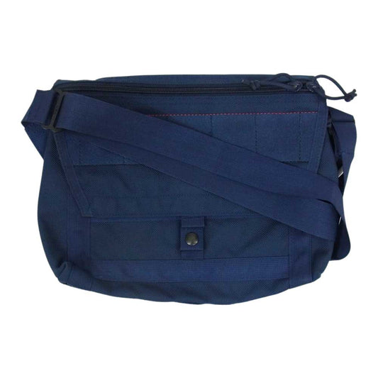 BRIEFING ブリーフィング BEAMS PLUS ビームスプラス 別注 Fleet Messenger bag フリート メッセンジャー ショルダー ナイロン バッグ ネイビー系【中古】