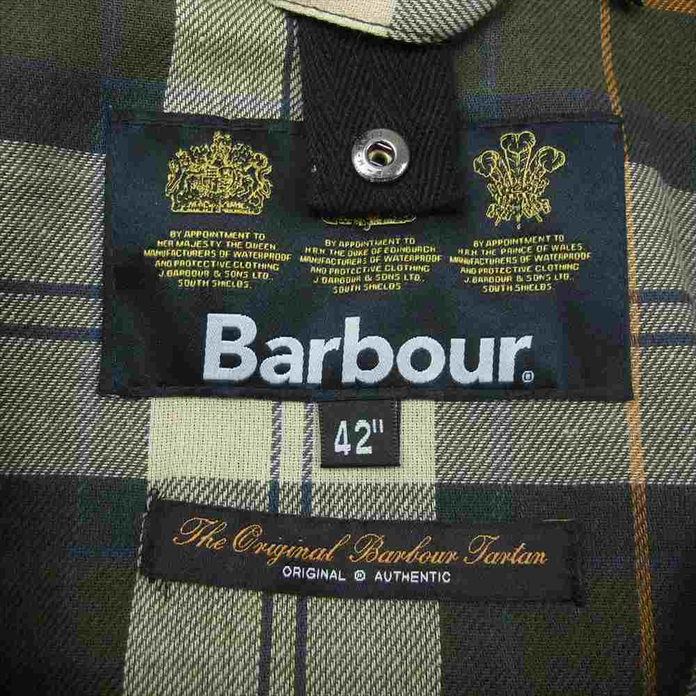 Barbour バブアー MCA0458SG51 BEDALE JACLET ノンオイル ビデイル ジャケット カーキ系 42【中古】