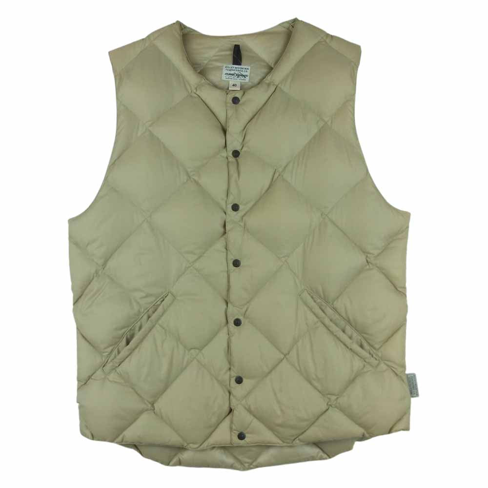 ロッキーマウンテン 450-512-74 JOURNAL STANDARD ジャーナルスタンダード別注 SIX MONTH VEST シックスマンス インナー ダウン ベスト ベージュ系 beige 40【中古】