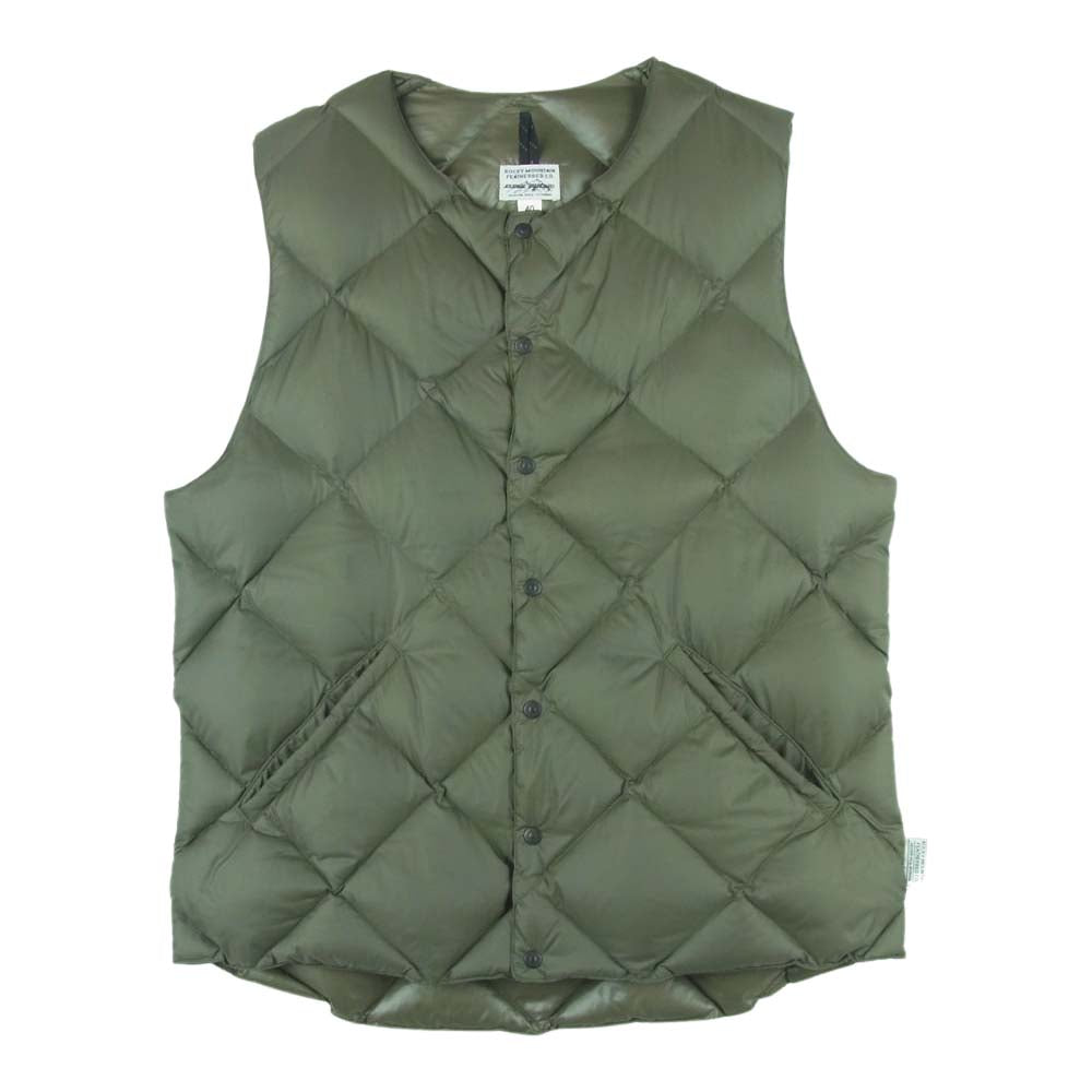 ロッキーマウンテン 450-512-74 JOURNAL STANDARD ジャーナルスタンダード別注 SIX MONTH VEST シックスマンス インナー ダウン ベスト カーキ系 khaki 40【中古】