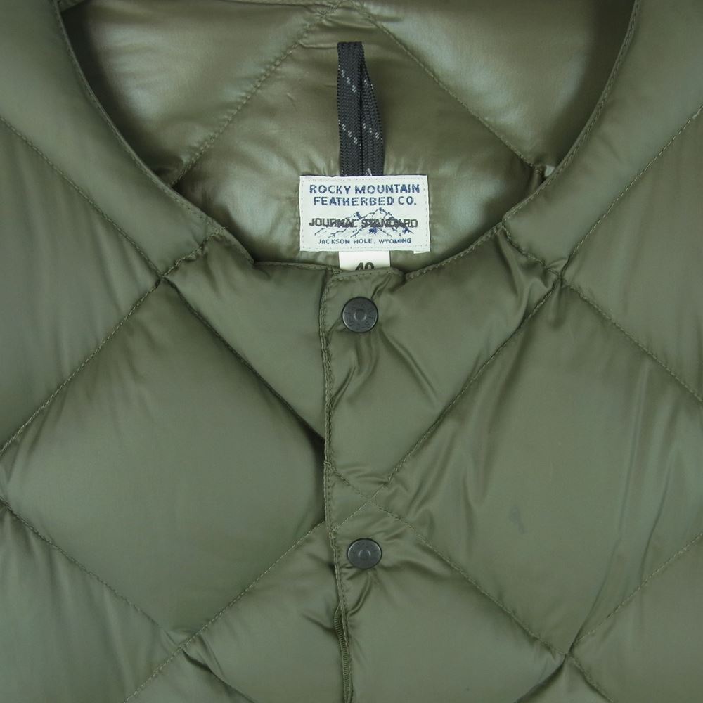 ロッキーマウンテン 450-512-74 JOURNAL STANDARD ジャーナルスタンダード別注 SIX MONTH VEST シックスマンス インナー ダウン ベスト カーキ系 khaki 40【中古】