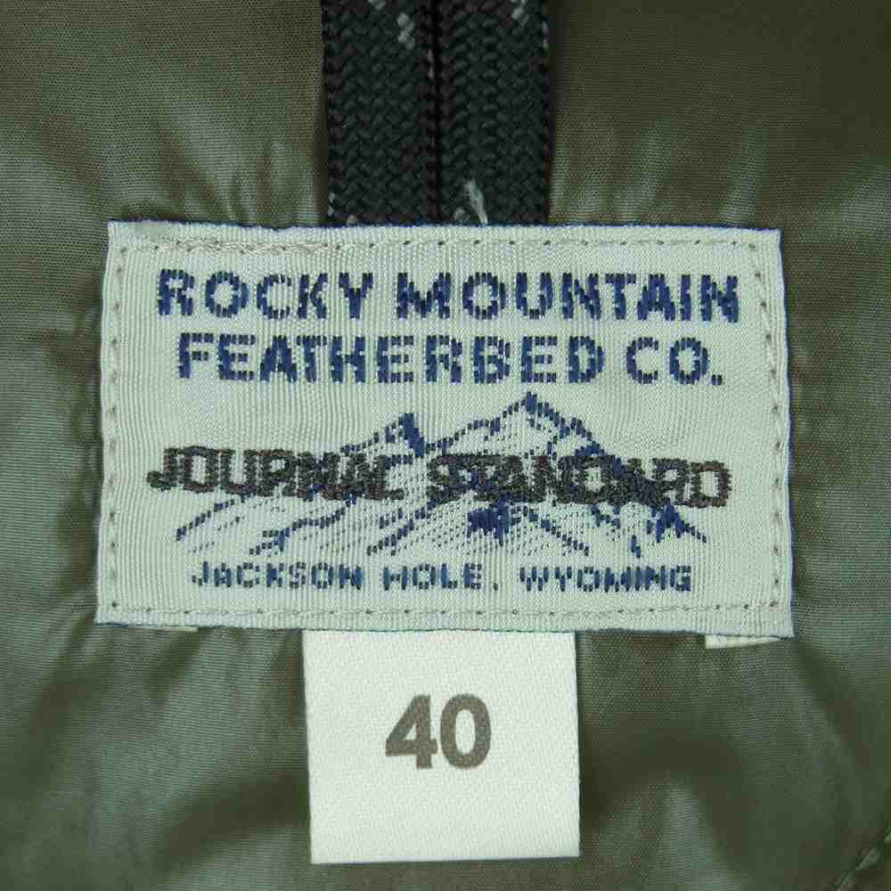 ロッキーマウンテン 450-512-74 JOURNAL STANDARD ジャーナルスタンダード別注 SIX MONTH VEST シックスマンス インナー ダウン ベスト カーキ系 khaki 40【中古】