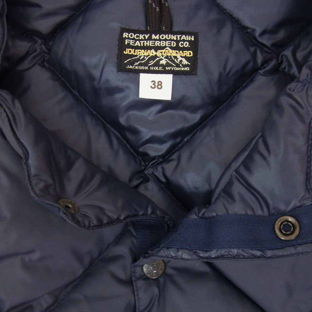 ロッキーマウンテン × JOURNAL STANDARD ジャーナルスタンダード別注 SIX MONTH VEST シックスマンス インナーダウン ベスト NAVY ネイビー ネイビー系 38【中古】