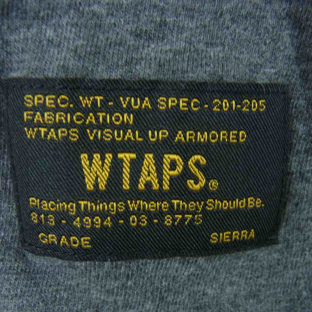 WTAPS ダブルタップス 152ATDT-CSM01 BLANK S/S C ポケット付き 半袖 Tシャツ コットン 日本製 グレー系 S【中古】