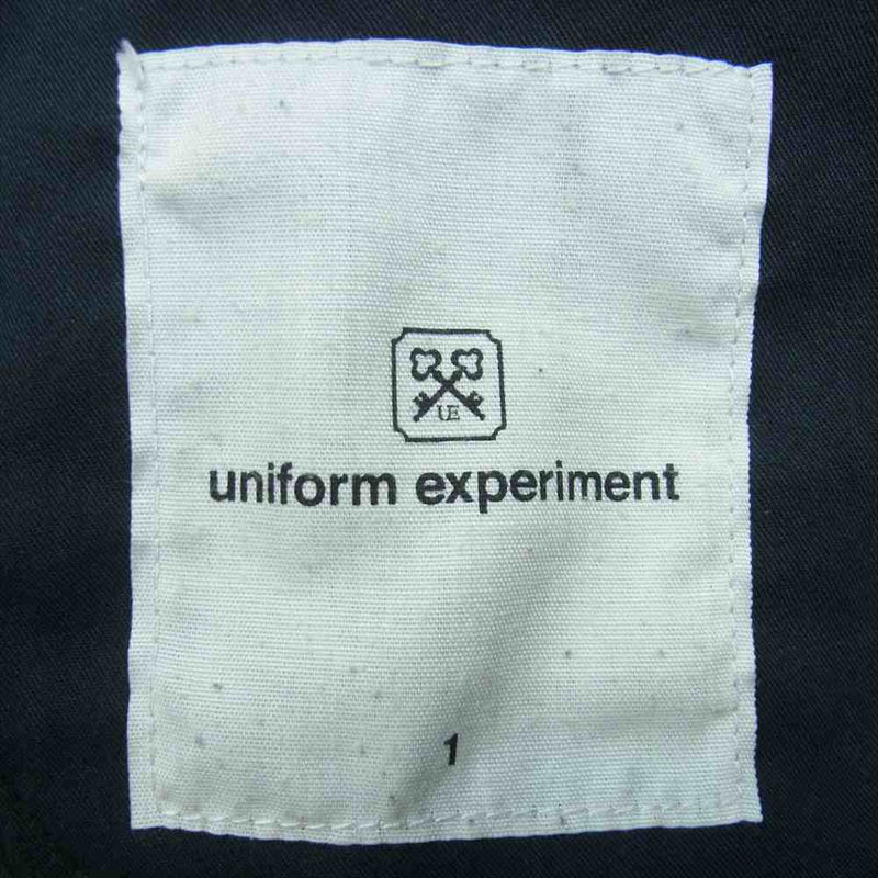 uniform experiment ユニフォームエクスペリメント UE-210037 SOLOTEX EASY PANTS ソロテックス イージー パンツ ブラック系 1【美品】【中古】