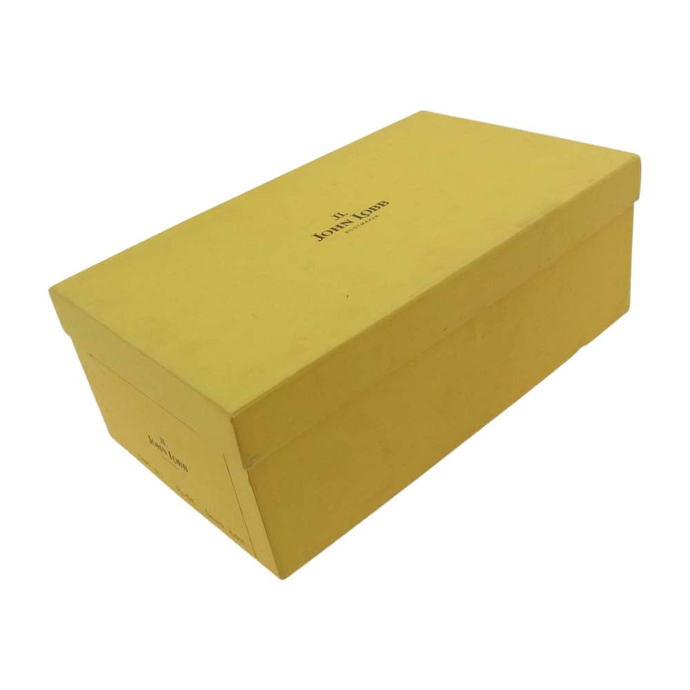John Lobb ジョンロブ ウィングチップ レースアップ レザー ブーツ ブラウン系 実寸内寸25㎝【中古】