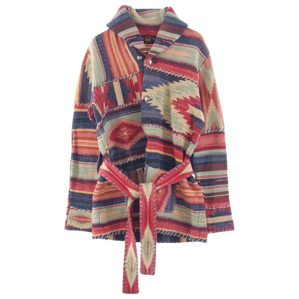 RRL ダブルアールエル 国内正規品 ショールカラー ネイティブ  マルチカラー系 XS【新古品】【未使用】【中古】