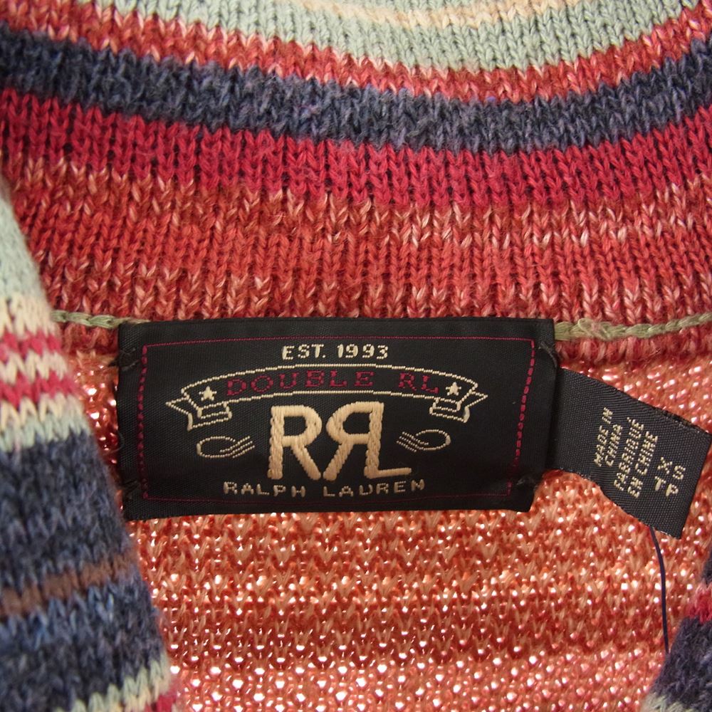 RRL ダブルアールエル 国内正規品 ショールカラー ネイティブ  マルチカラー系 XS【新古品】【未使用】【中古】