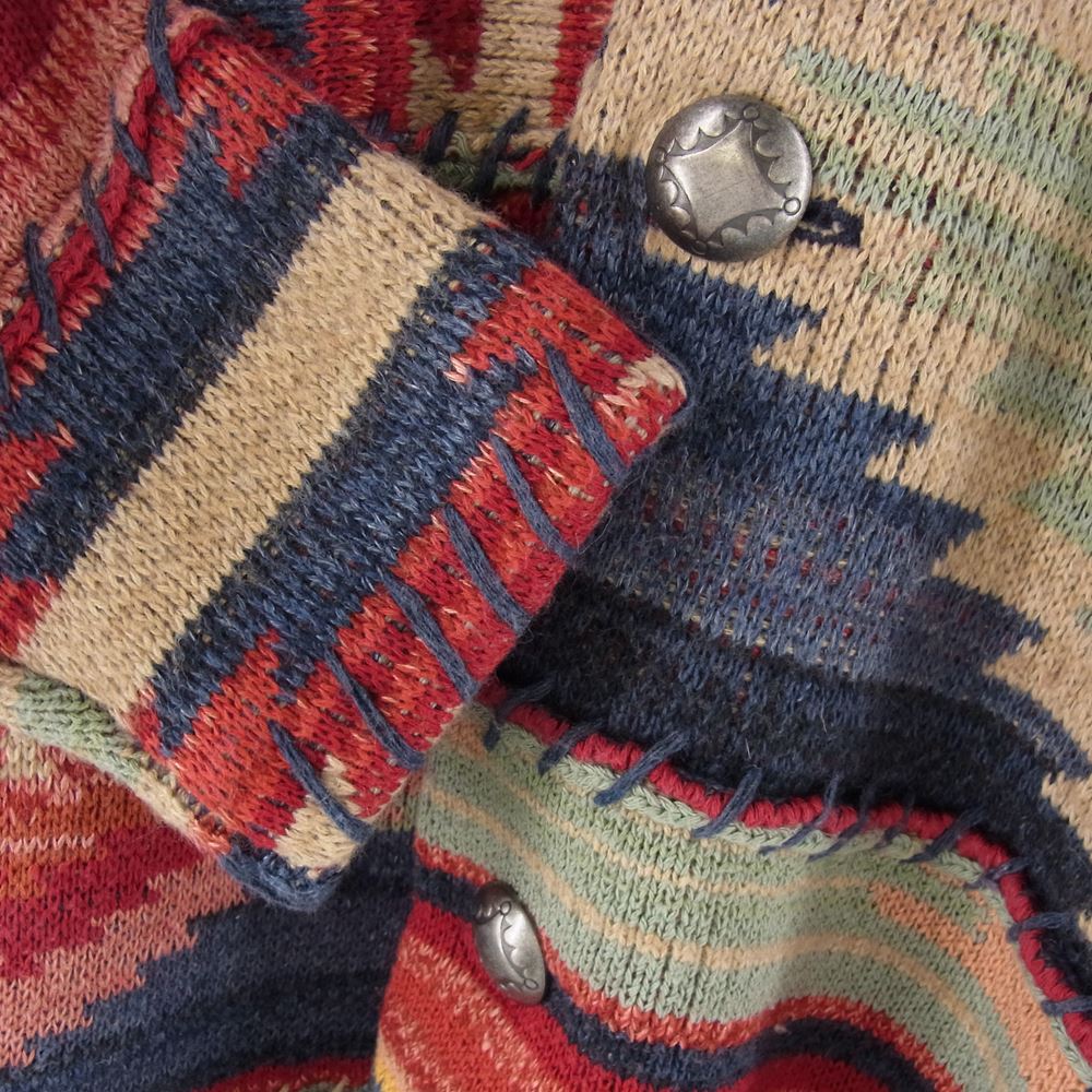 RRL ダブルアールエル 国内正規品 ショールカラー ネイティブ  マルチカラー系 XS【新古品】【未使用】【中古】
