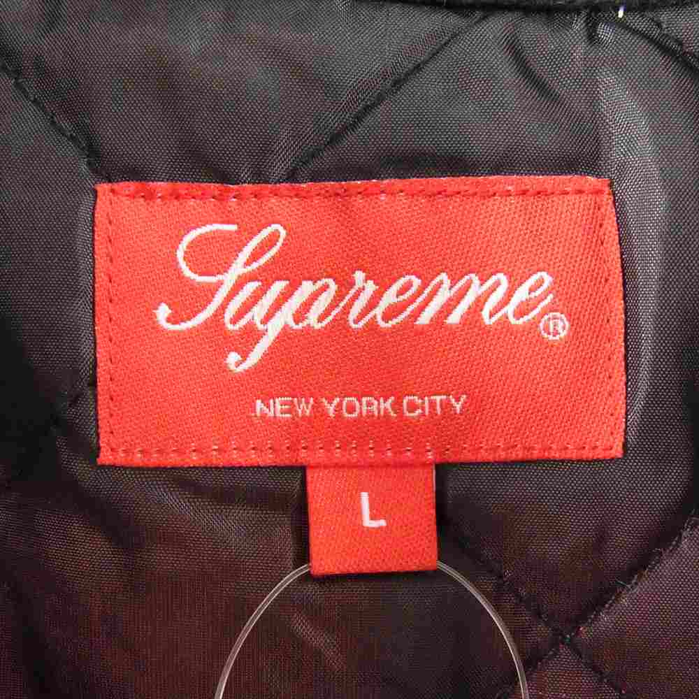 Supreme シュプリーム 20AW Quilted Flannel Shirt キルテッド キルティング フランネル チェック 長袖 シャツ マルチカラー系 L【中古】