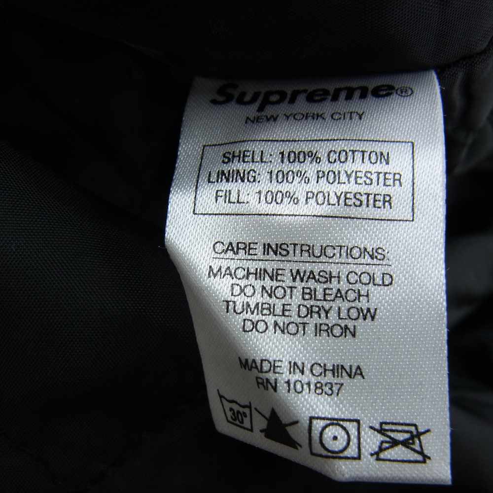 Supreme シュプリーム 20AW Quilted Flannel Shirt キルテッド キルティング フランネル チェック 長袖 シャツ マルチカラー系 L【中古】
