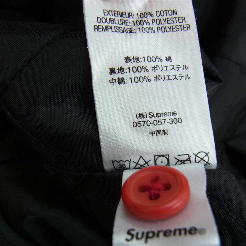 Supreme シュプリーム 20AW Quilted Flannel Shirt キルテッド キルティング フランネル チェック 長袖 シャツ マルチカラー系 L【中古】