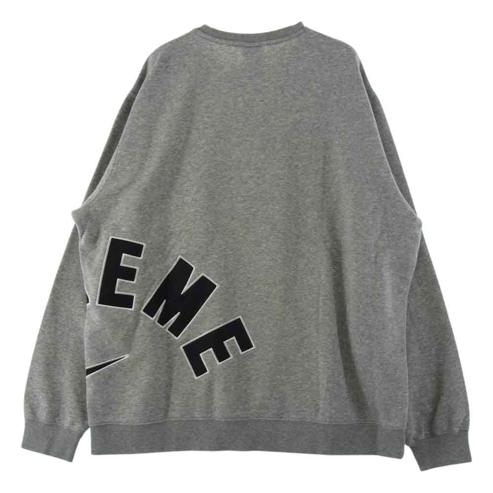 Supreme シュプリーム 22SS × Nike Arc Crewneck ナイキ アーチ クルーネック スウェット グレー系 L【新古品】【未使用】【中古】